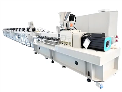 Peiriant allwthiwr llenwi calsiwm carbonad