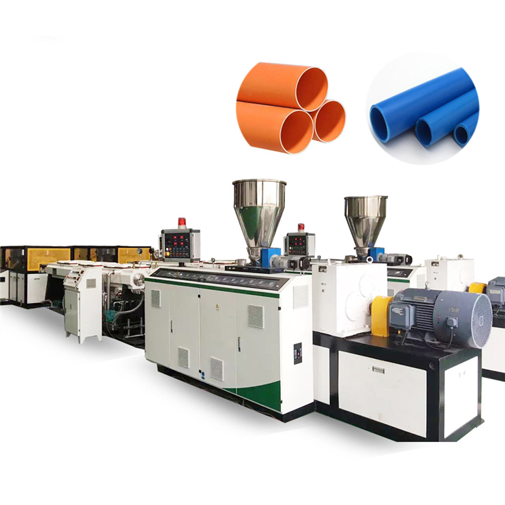 Llinell Allwthio Pibellau Dwbl Pvc