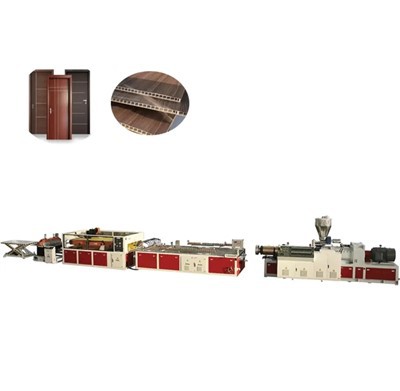 Llinell Gynhyrchu Panel Wal Panel Drws PVC